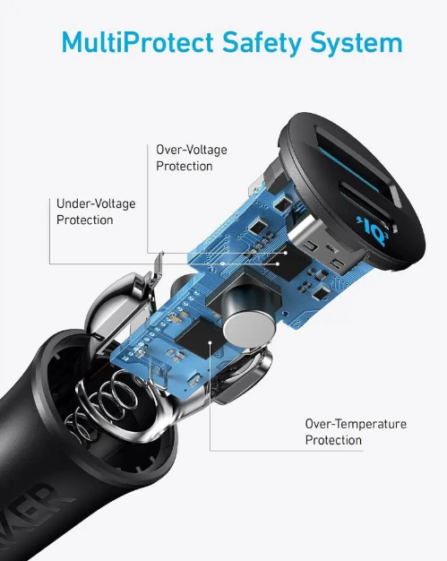 Anker Car Charger 30W 2 Ports Anker Car Charger 30W 2 Ports